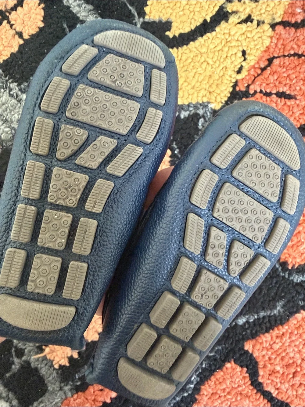 Janie and Jack Navy Blue driving shoes